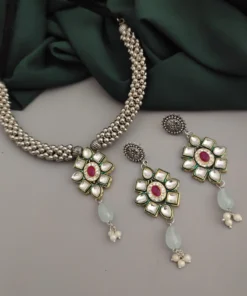 Glamaya Oxidised Ghungroo Fusion Necklace Earring Set 5 GLAM-CN-OX-18-233443-33-5 Glamaya Oxidised Ghungroo Fusion Necklace Earring Set 5 GLAM-CN-OX-18-233443-33-5