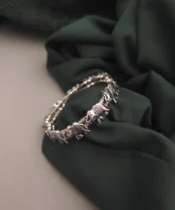 Glamaya Elephant Adjustable Bracelet 2 GLAM-BB-OX-7-317662-13-5