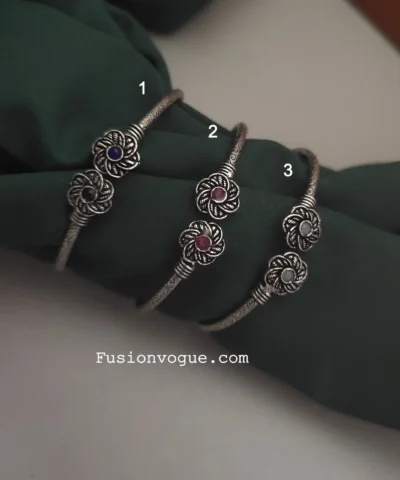 Glamaya Oxidised Adjustable Bracelet 1 GLAM-BB-OX-6-678595-11-5