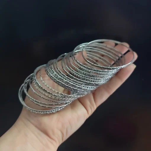 Glamaya Amruta Oxidised Bangles Set Of 24 Pc 1 GLAM-CB-OX-40-684931-56-5