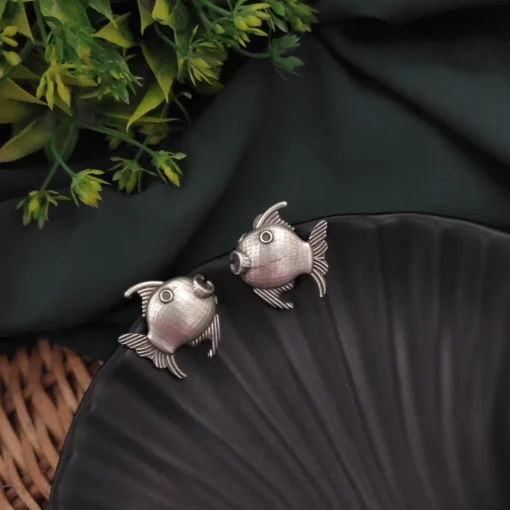 Glamaya Silver Replica Fish Earring 3 GLAM-ER-OX-9-216879-11-10 Glamaya Silver Replica Fish Earring 3 GLAM-ER-OX-9-216879-11-10