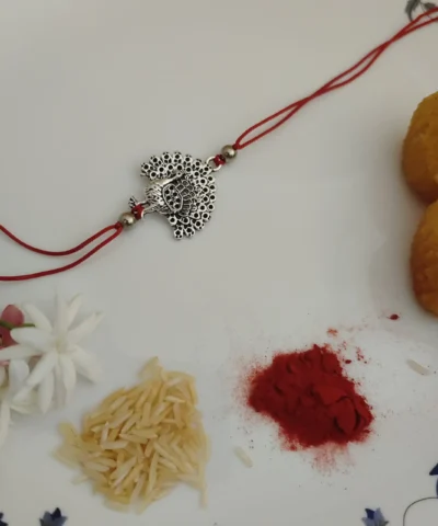 Glamaya Oxidised Mayur Rakhi 1 GLAM-BB-OX-2F8-099795-5-9