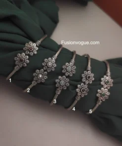 Glamaya Oxidised Adjustable Bracelet 1 GLAM-BB-OX-6-039102-11-5