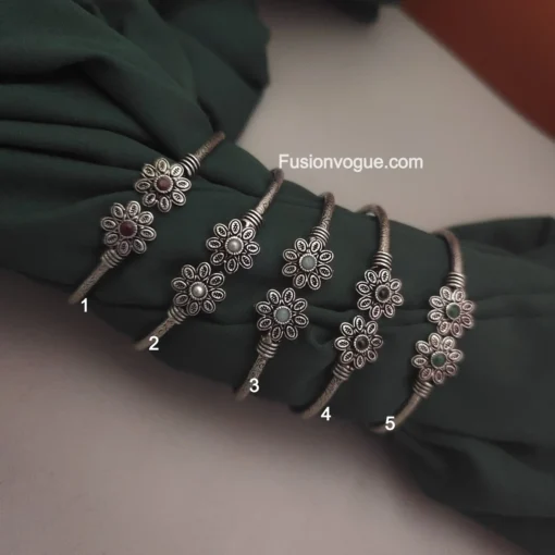 Glamaya Oxidised Adjustable Bracelet 1 GLAM-BB-OX-6-039102-11-5