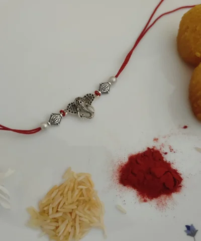 Glamaya Oxidised Vinayak Rakhi 1 GLAM-BB-OX-2F8-568421-5-9