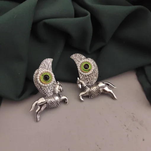 Glamaya Oxidised Horse Stud Earrings 3 GLAM-ER-OX-7-172512-13-5 Glamaya Oxidised Horse Stud Earrings 3 GLAM-ER-OX-7-172512-13-5