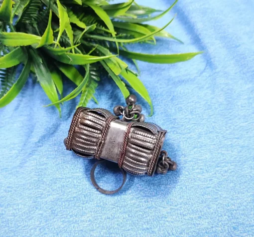 Glamaya Oxidised Black Polish Adjustable Ring 1 GLAM-RI-BP-14-629128-17-5