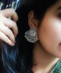 Glamaya Oxidised Lightweight Stud Earrings 2 GLAM-ER-OX-6-008396-11-5