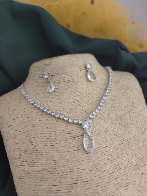 Glamaya Cz Deepika Inspired Necklace Earring Set 10 GLAM-CN-CZ-75-976843-95-4 Glamaya Cz Deepika Inspired Necklace Earring Set 10 GLAM-CN-CZ-75-976843-95-4