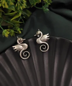Glamaya Silver Replica Sea Horse Earring 1 GLAM-ER-OX-11-959453-14-10