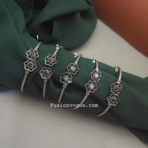 Glamaya Oxidised Adjustable Bracelet 1 GLAM-BB-OX-6-295928-11-5