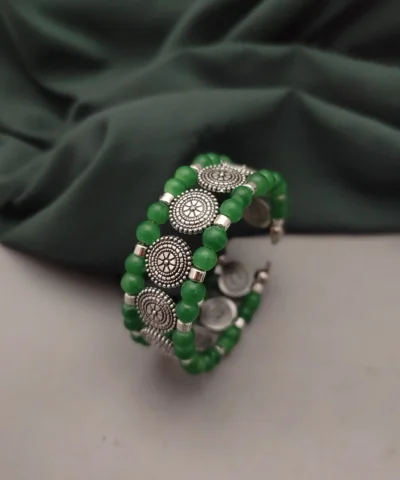 Glamaya Oxidised Adjustable Beads Bracelet 2 GLAM-BB-BE-10-067284-17-5