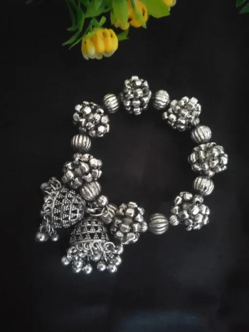 Glamaya Oxidised Gajara For Hair Bun 1 GLAM-HA-OX-14-775735-25-5