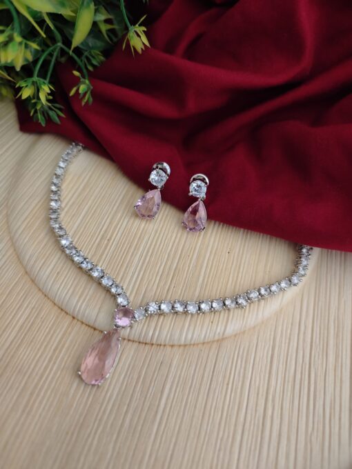 Glamaya Cz Deepika Inspired Necklace Earring Set 12 GLAM-CN-CZ-75-976843-95-4 Glamaya Cz Deepika Inspired Necklace Earring Set 12 GLAM-CN-CZ-75-976843-95-4