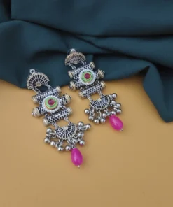 Glamaya Oxidised Two Tone Earring 4 GLAM-ER-TT-30-022147-55-2