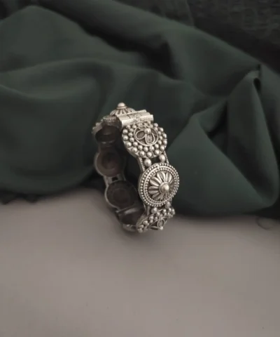 Glamaya Gurmaya Silver Replica Screw Openable Bangle 1 GLAM-BB-OX-20-607857-32-10