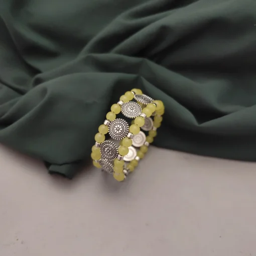 Glamaya Oxidised Adjustable Beads Bracelet 7 GLAM-BB-BE-10-067284-17-5 Glamaya Oxidised Adjustable Beads Bracelet 7 GLAM-BB-BE-10-067284-17-5