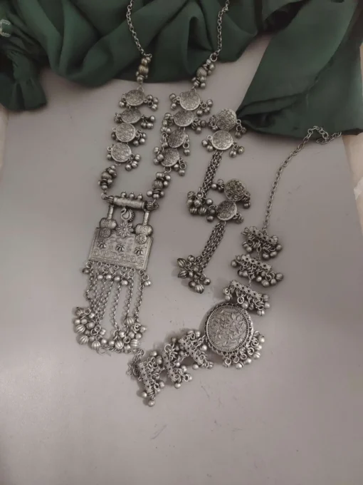 Glamaya Oxidised Jewellery Combo Set 3 GLAM-CN-BP-140-781544-175-2 Glamaya Oxidised Jewellery Combo Set 3 GLAM-CN-BP-140-781544-175-2