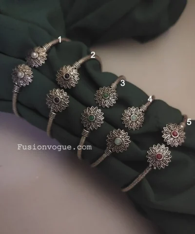 Glamaya Oxidised Adjustable Bracelet 1 GLAM-BB-OX-6-844373-11-5