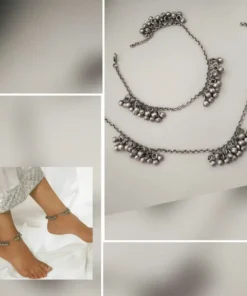Glamaya Nazreen Oxidised Ghungroo Anklet 2 GLAM-AN-OX-7-470880-13-10