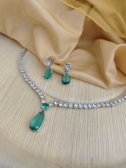 Glamaya Cz Deepika Inspired Necklace Earring Set 2 GLAM-CN-CZ-75-976843-95-4 Glamaya Cz Deepika Inspired Necklace Earring Set 2 GLAM-CN-CZ-75-976843-95-4