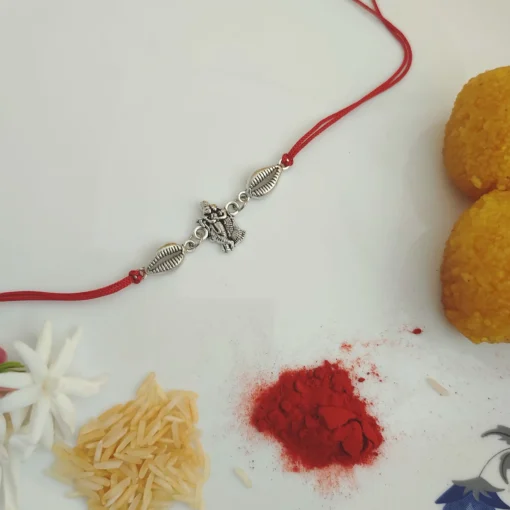 Glamaya Oxidised Radha Krishna Rakhi 1 GLAM-BB-OX-2F8-806068-5-9
