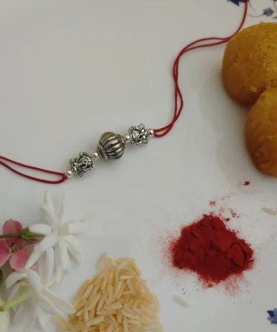 Glamaya Oxidised Ganpati Rakhi 1 GLAM-BB-OX-5-641297-9-5