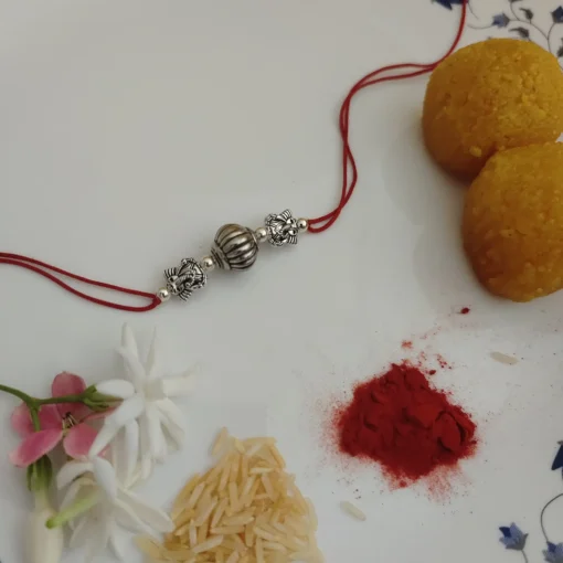 Glamaya Oxidised Ganpati Rakhi 1 GLAM-BB-OX-5-641297-9-5