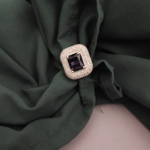 Glamaya Cz Adjustable Ring 4 GLAM-RI-CZ-100-189152-130-2 Glamaya Cz Adjustable Ring 4 GLAM-RI-CZ-100-189152-130-2