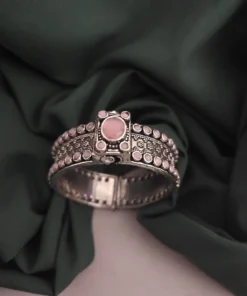 Glamaya Oxidised Stone Bangle Screw Openable 11 GLAM-BB-ST-75-804820-95-4 Glamaya Oxidised Stone Bangle Screw Openable 11 GLAM-BB-ST-75-804820-95-4