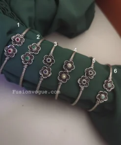 Glamaya Oxidised Adjustable Bracelet 1 GLAM-BB-OX-6-368934-11-5