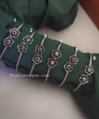 Glamaya Oxidised Adjustable Bracelet 1 GLAM-BB-OX-6-368934-11-5