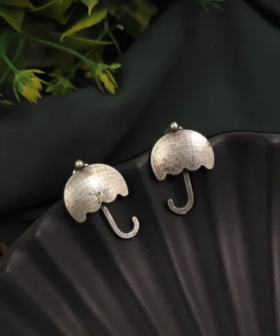 Glamaya Silver Replica Umbrella Earring 1 GLAM-ER-OX-18-315582-22-5