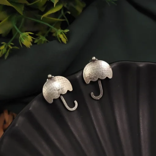 Glamaya Silver Replica Umbrella Earring 1 GLAM-ER-OX-18-315582-22-5