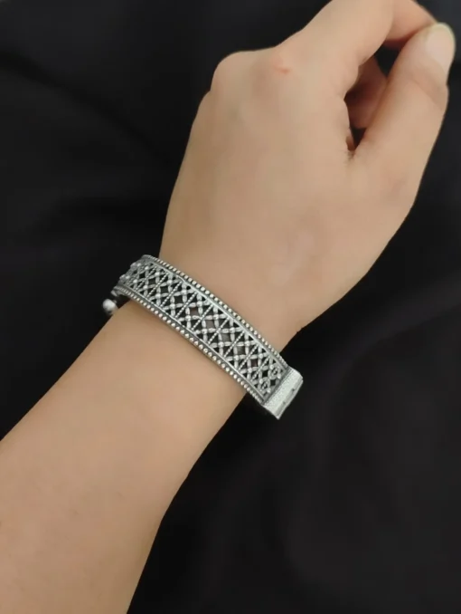 Glamaya Kavya Silver Replica Bangles 4 GLAM-BB-OX-100-269474-155-2 Glamaya Kavya Silver Replica Bangles 4 GLAM-BB-OX-100-269474-155-2