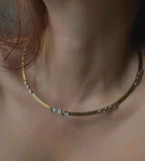 Glamaya Aarna Golden Handcrafted Hasli Necklace 4 GLAM-NE-OX-46F7-033522-73-3 Glamaya Aarna Golden Handcrafted Hasli Necklace 4 GLAM-NE-OX-46F7-033522-73-3