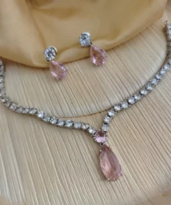 Glamaya Cz Deepika Inspired Necklace Earring Set 5 GLAM-CN-CZ-75-976843-95-4 Glamaya Cz Deepika Inspired Necklace Earring Set 5 GLAM-CN-CZ-75-976843-95-4