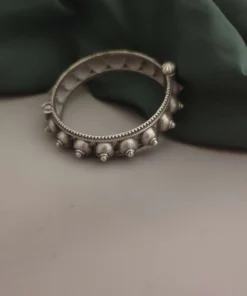 Glamaya Adya Silver Replica Brass Screw Openable Bangle 2 GLAM-BB-BR-25-143805-35-8
