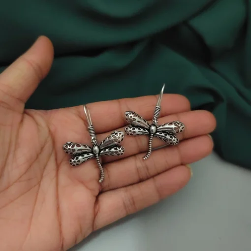 Glamaya Oxidised Dragonfly Earrings 2 GLAM-ER-OX-8-009836-17-5 Glamaya Oxidised Dragonfly Earrings 2 GLAM-ER-OX-8-009836-17-5