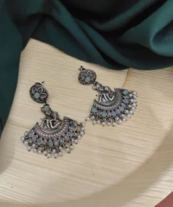 Glamaya Radhekrishna Dangle Silver Replica Earring 6 GLAM-ER-OX-25F7-249601-43-7 Glamaya Radhekrishna Dangle Silver Replica Earring 6 GLAM-ER-OX-25F7-249601-43-7