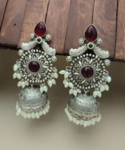 Glamaya Taksha Silver Lookalike Light Weight Jhumka Earring 13 GLAM-ER-OX-40-428296-55-10 Glamaya Taksha Silver Lookalike Light Weight Jhumka Earring 13 GLAM-ER-OX-40-428296-55-10