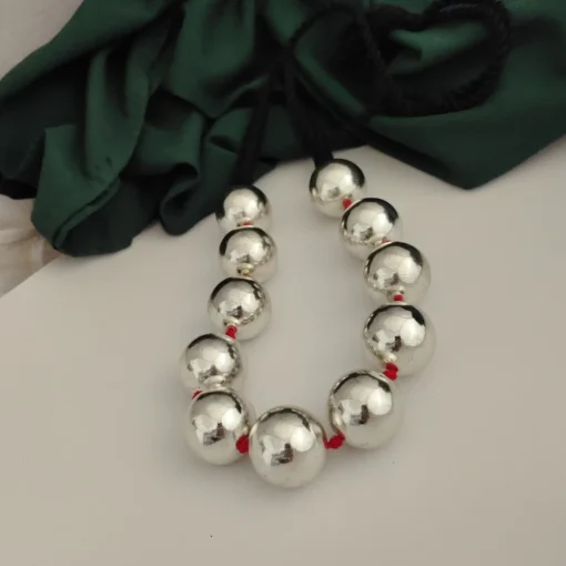 Glamaya Bewafa Oxidised Ball Necklace 2 GLAM-NE-OX-100-945563-157-2 Glamaya Bewafa Oxidised Ball Necklace 2 GLAM-NE-OX-100-945563-157-2