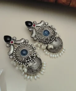 Glamaya Taksha Silver Lookalike Light Weight Jhumka Earring 5 GLAM-ER-OX-40-428296-55-10 Glamaya Taksha Silver Lookalike Light Weight Jhumka Earring 5 GLAM-ER-OX-40-428296-55-10