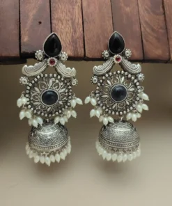 Glamaya Taksha Silver Lookalike Light Weight Jhumka Earring 8 GLAM-ER-OX-40-428296-55-10 Glamaya Taksha Silver Lookalike Light Weight Jhumka Earring 8 GLAM-ER-OX-40-428296-55-10