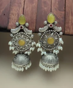 Glamaya Taksha Silver Lookalike Light Weight Jhumka Earring 7 GLAM-ER-OX-40-428296-55-10 Glamaya Taksha Silver Lookalike Light Weight Jhumka Earring 7 GLAM-ER-OX-40-428296-55-10