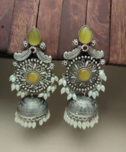 Glamaya Taksha Silver Lookalike Light Weight Jhumka Earring 6 GLAM-ER-OX-40-428296-55-10 Glamaya Taksha Silver Lookalike Light Weight Jhumka Earring 6 GLAM-ER-OX-40-428296-55-10