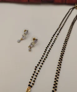 Glamaya Aadhira American Diamond Mangalsutra Design 2 GLAM-MA-CZ-7F8-344330-15-9