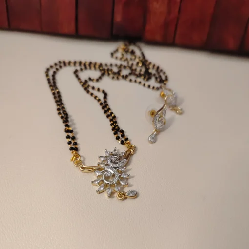 Glamaya Pranavi American Diamond Mangalsutra Chain Design 2 GLAM-MA-CO-7F8-922835-15-9 Glamaya Pranavi American Diamond Mangalsutra Chain Design 2 GLAM-MA-CO-7F8-922835-15-9