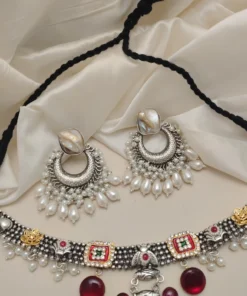 Glamaya Samiksha Fusion Necklace Earring Set 2 GLAM-CN-OX-160-800155-220-5