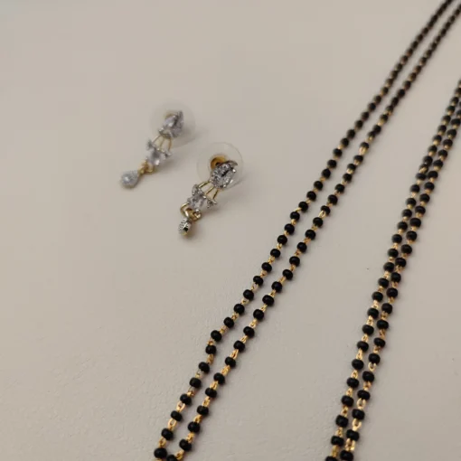 Glamaya Janaki American Diamond Mangalsutra Chain Design 2 GLAM-MA-CO-14-587189-27-5 Glamaya Janaki American Diamond Mangalsutra Chain Design 2 GLAM-MA-CO-14-587189-27-5